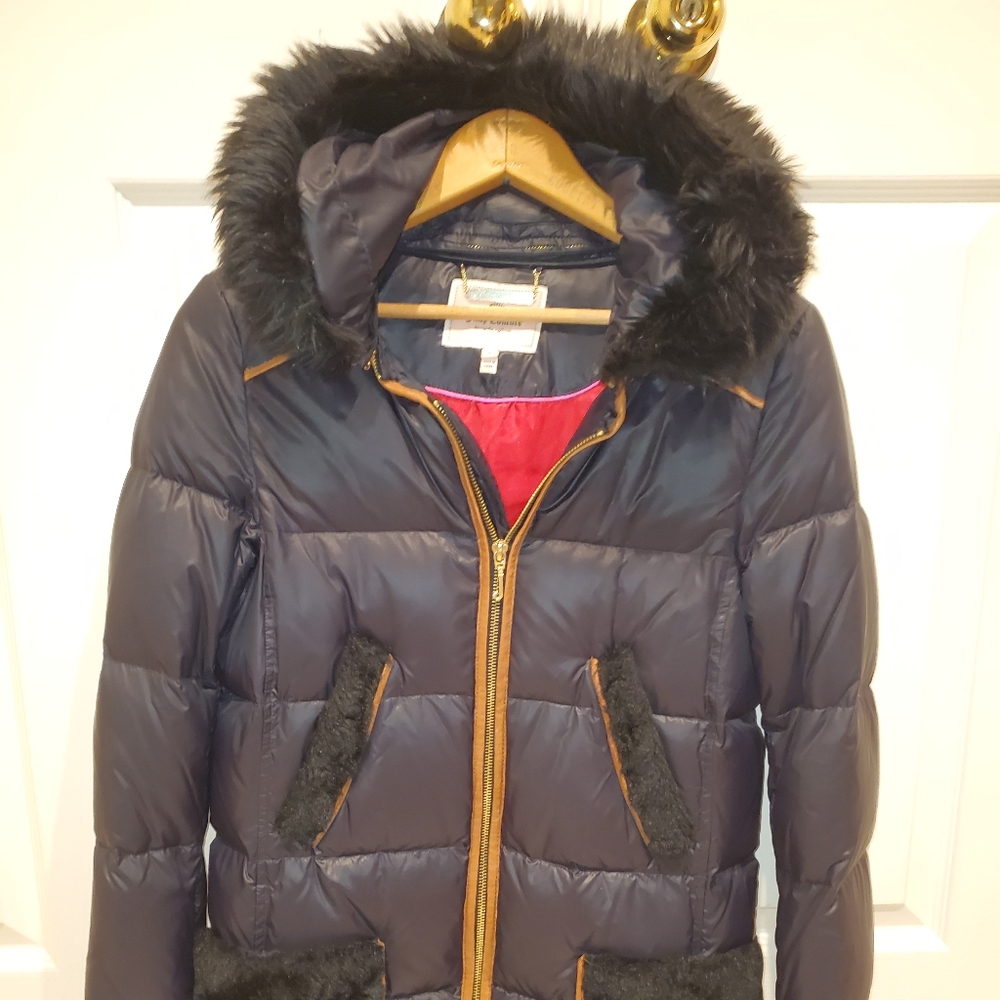 Juicy down fur jacket